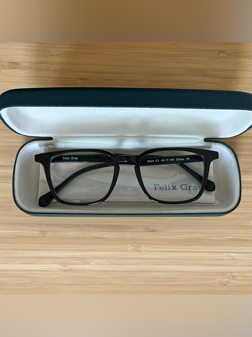 NEW Felix Gray Nash Blue Light Glasses in Black